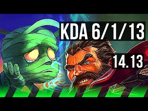 AMUMU vs GRAVES (JGL) | 6/1/13, 800+ games | VN Diamond | 14.13