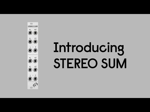 Introducing STEREO SUM - ALM038