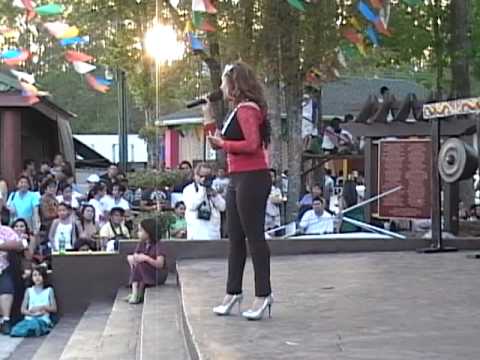 Vanessa Quillao singing "I Will Always Love You" at Philfest 2010