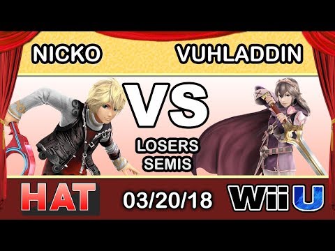 HAT 14 - FAD | Nicko (Shulk) Vs. Vuhladdin (Lucina) Losers Semis - Smash 4
