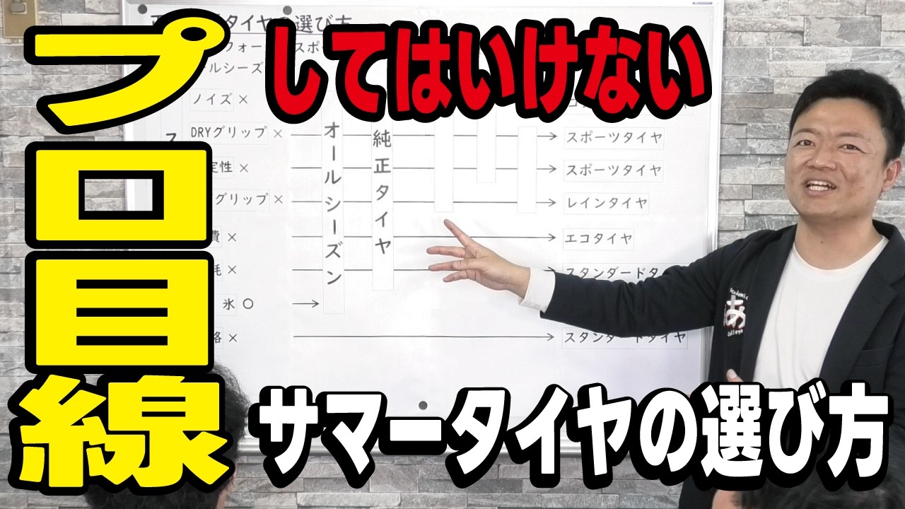 【プロが暴露】タイヤ屋が教えてくれないお得なサマータイヤの選び方とは。