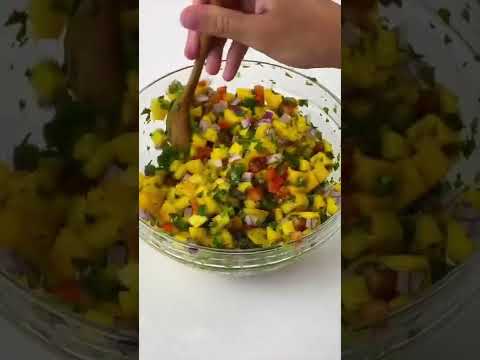 Ultimate Mango Salsa 🥭@HealthyFoodieGirl