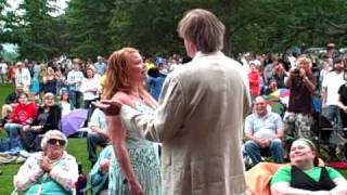 Garrison Keillor & Andra Suchy at Tanglewood