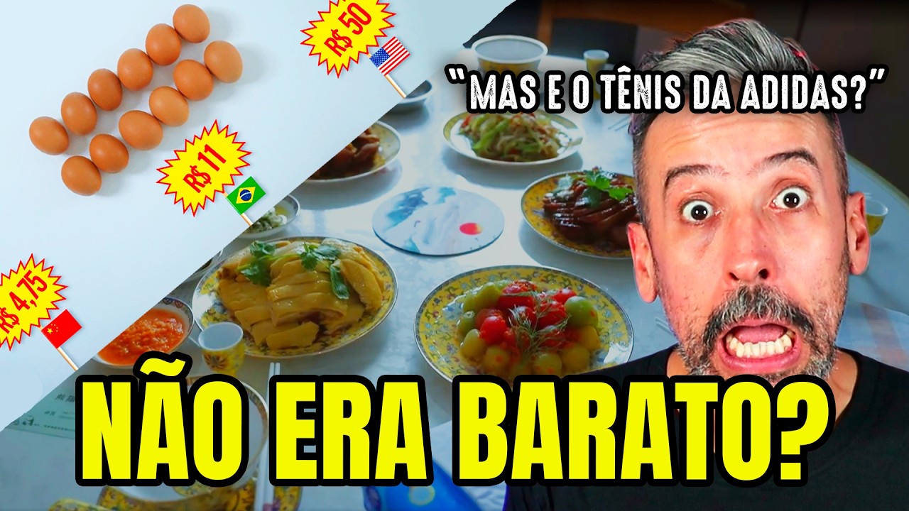 CHINA OU EUA: ONDE VOCÊ COME MELHOR COM POUCO DINHEIRO?