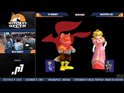 Outfoxx'd 2018 - Doubles Round Robin - (Marth/Sheik) PK+RobSwift vs AbsentPage+Cob (Fox/Peach)