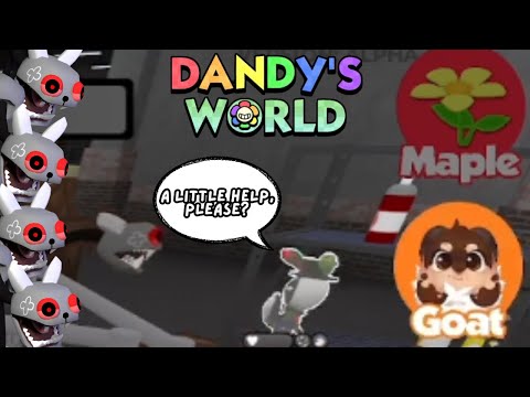 MattyG + @GotoGoat  VS FIVE TWISTED PEBBLES!! | Dandy's World: Distracting for Goat and Maple!! 🔥🔥