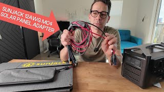 Review of the Sunjack 12 AWG MC4 Adapter Solar Panel Adapter! It's The Only Cable You Need!