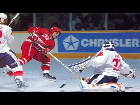 ХОККЕЙ   Кубок Канады 1987 г   финал Канада   СССР   игра 1