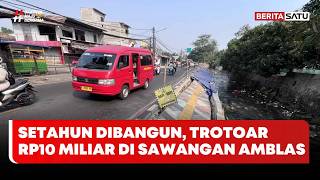 Download lagu Setahun Dibangun, Trotoar Rp10 Miliar di Sawangan Amblas #BeritaSatu mp3
