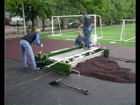 Construction Machinery For Synthetic Sports Surface System Project