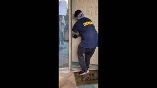 how to open locked deadbolt and door handle