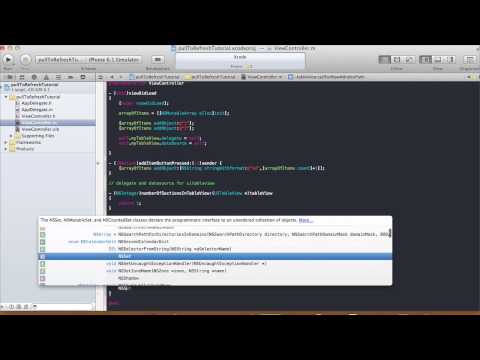 UIRefresh Control - TableView Pull to Refresh - Xcode 4.6.2