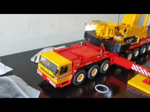 One of very beauty and detailed diecast crane Liebherr Ltm 1400 Wiesbauer by YCC