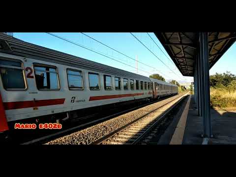 Intercity 1591 Milano C. - Reggio Calabria E401.010 con carrozza fascia grigia 2.0