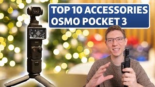 DJI Osmo Pocket 3! Top 10 Accessories! You Will Need These!