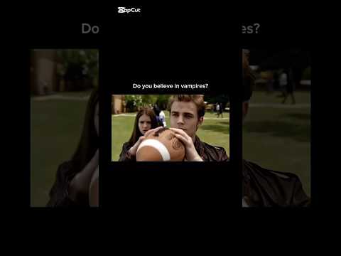 Reel Vs Real Vampire #thevampirediaries