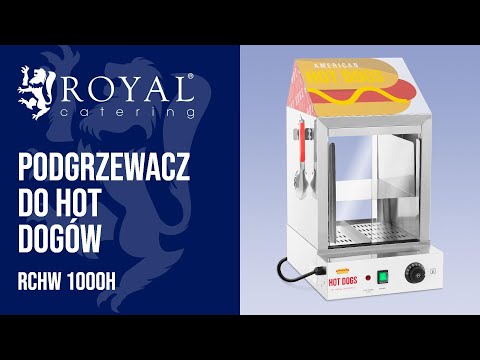 Video - Outlet Podgrzewacz do hot dogów - 100 parówek / 25 bułek