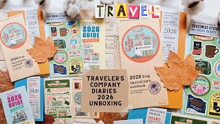 Traveler's company diaries 2026 unboxing)