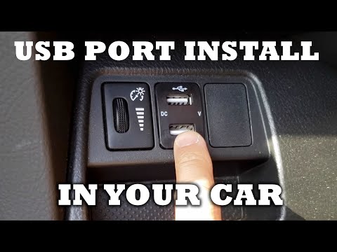 So installieren Sie einen USB-Ladeanschluss in Ihrem Auto