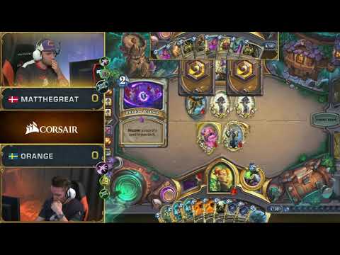 Dreamhack Tours Hearthstone Tour Stop: MattheGreat vs Orange - 2018 Day 1 Round 3 Swiss Stage