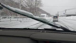 岩内から美笛峠を超えて新千歳空港まで