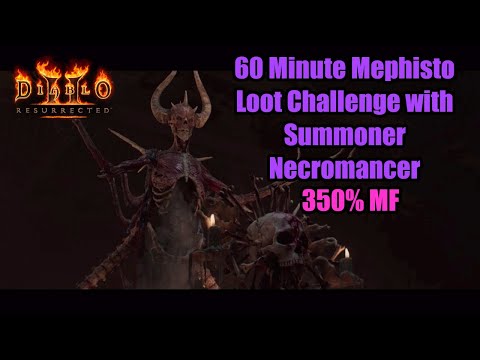 Diablo 2: Resurrected - One Hour Loot Challenge - Mephisto