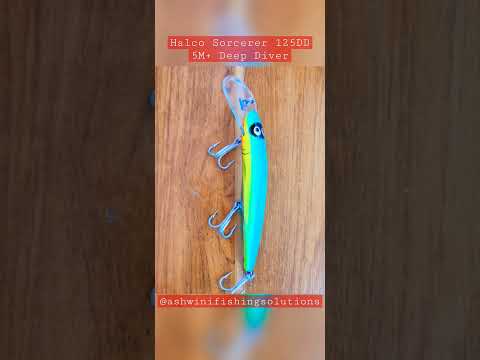 Halco sorcerer 125 dd fishing lure, size: 125mm