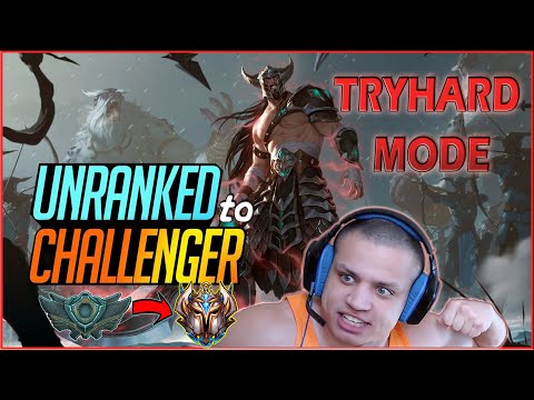 TYLER1 TOP LANE DAY 2 | TRYNDAMERE TRYHARD | UNRANKED TO CHALLENGER | FULL GAME