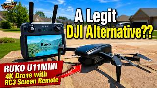 A Legit DJI Alternative?? | Ruko U11MINI 4K with RC3 Screen Remote
