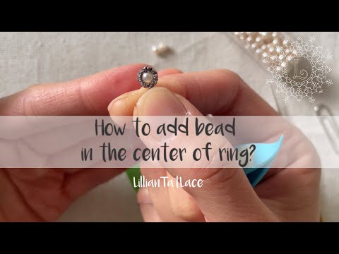 Tatting onto a paperclip Very Simple Great for beginners