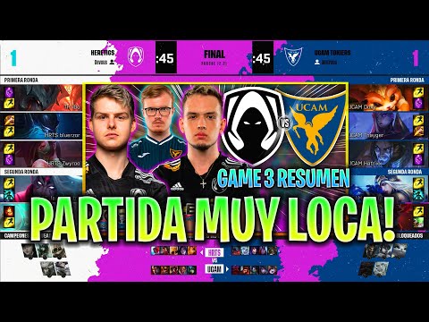 PARTIDA MUY LOCA PARA HERETICS! UCAM vs HRTS Game 3 FINALES IBERIAN CUP 2022 LVP ESPAÑOL