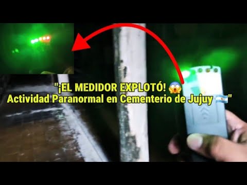 "¡ESTABA JUSTO AHÍ! 🔴 Picos de frecuencia captados en el cementerio más antiguo de Jujuy"
