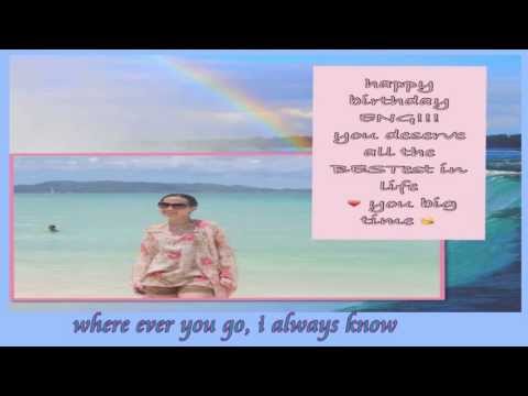 bubbly - happy birthday Eng