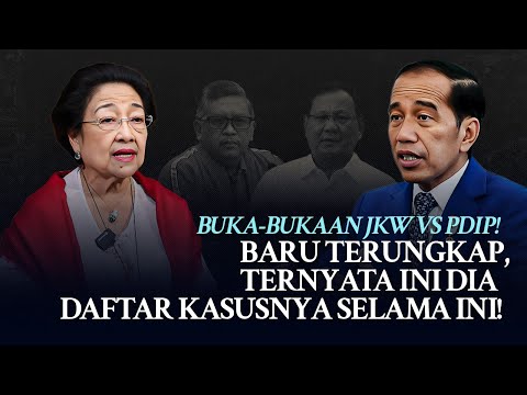 BUKA-BUKAAN JKW VS PDIP! BARU TERUNGKAP, TERNYATA INI DIA DAFTAR KASUSNYA SELAMA INI!