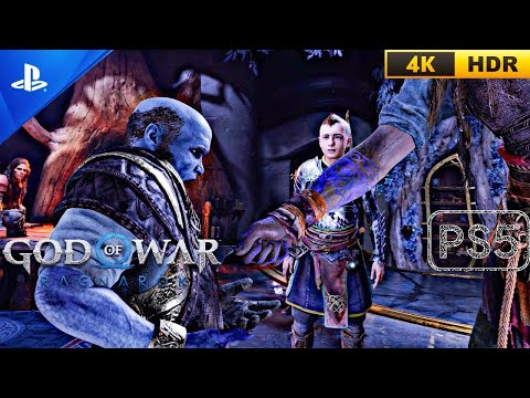 God Of War Ragnarok PS5 - Odin kills Brok scene (60FPS 4K HDR)