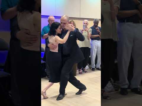 Mariano Logiudice & Guillermina Quiroga: Milonga lesson. Tango Brilliante of Rene Davila. July 2025