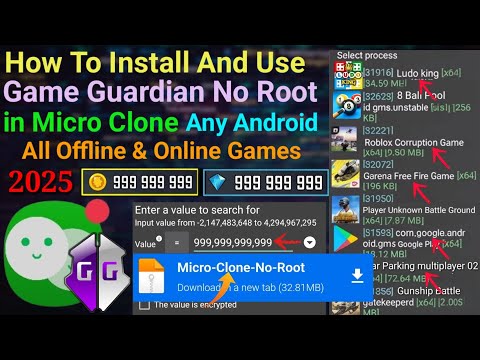 How To Install And use Game Guardian No Root in Micro Clone For Any Android || 2025