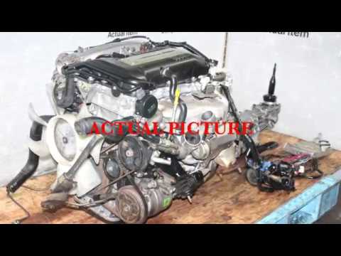 JDM NISSAN 240SX, SILVIA, 180SX SR20DET S14 DOHC TURBO ENGINE MANUAL GEARBOX: video still