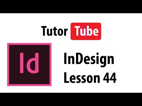 InDesign Tutorial Lesson 1 Interface Basics New Document and Move Tool