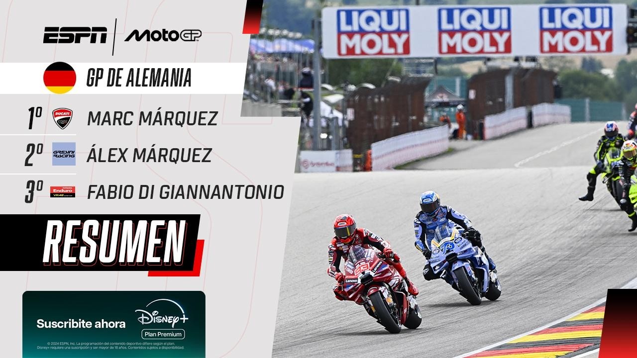 MARC EN ALEMANIA ES VICTORIA FÁCIL: DOMINIO DE PRINCIPIO A FIN DE MÁRQUEZ EN LA SPRINT | RESUMEN