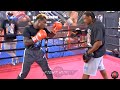 JERMALL CHARLO BRUTE FORCE COMBOS ON THE MITTS! STEPS UP TRAINING FOR DEREVYANCHENKO FIGHT