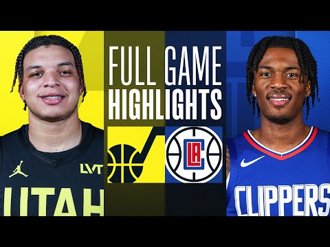 JAZZ at CLIPPERS FULL GAME HIGHLIGHTS April 12, 2024