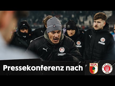 The press conference after the game against FC Augsburg