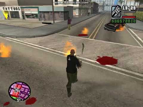 Grand Theft Auto San Andreas : Taking over territories (WITH CHEATS)