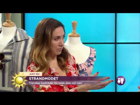 Här är hetaste trenderna i årets strandmode! - Nyhetsmorgon (TV4)