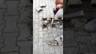 Parke taşı en kolay nasıl sökülür