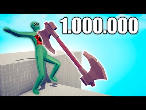 1.000.000 DAMAGE AXE THROWER vs RANDOM UNITS - TABS | Totally Accurate Battle Simulator 2025