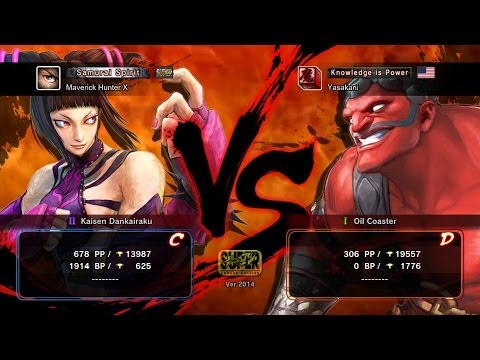 SSFIV:AE Ranked Match - Maverick Hunter X (Juri) vs Yasakani (Hakan)