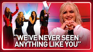 GIRL GROUP makes The Voice coaches FALL IN LOVE | Journey #392