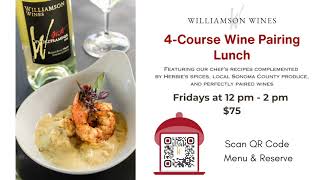 4 Course Wine Pairing Lunch